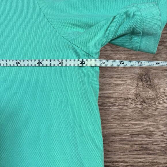 Ralph Lauren Polo Turquoise Casual Short Sleeve Classic Fit Shirt Mens Size L - Picture 4 of 6